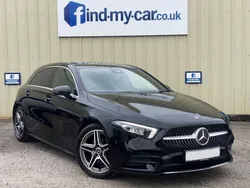Black Used 2021 Mercedes A180 AMG line Hatchback | £15,499 (Fair price)