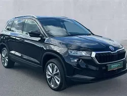 Black magic pearlescent Used 2024 Skoda Karoq SE L SUV | £21,940 (Fair price)
