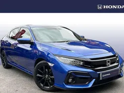 Brilliant sporty blue Used 2020 Honda Civic SR Hatchback | £13,500 (Fair price)