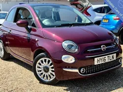Red Used 2016 Fiat 500 Lounge Hatchback | £5,995 (Fair price)