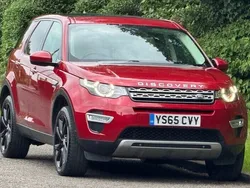 Red Used 2015 Land Rover Discovery Sport HSE Luxury SUV | £9,995 (Good price)