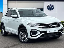 White Used 2025 VW T-Roc R-line SUV | £28,989 (Fair price)