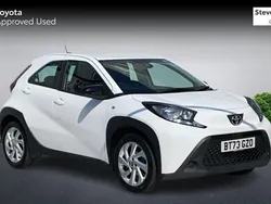White Used 2023 Toyota Aygo PURE Hatchback | £12,472 (Fair price)