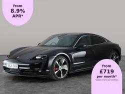 Black Used 2021 Porsche Taycan Performance Package Sedan | £43,235 (A bit pricey)