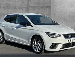 Metallic glacial white New 2025 Seat Ibiza FR Hatchback | £18,990 (Good price)