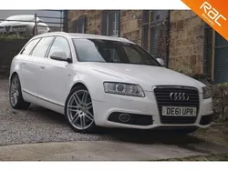 White Used 2011 Audi A6 S-Line Estate | £3,489 (Good price)