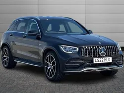 Obsidian black Used 2022 Mercedes GLC43 AMG Premium Estate | £40,888 (Good price)