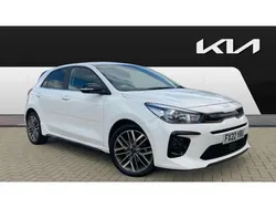 White Used 2022 Kia Rio 4 Hatchback | £12,845 (Fair price)