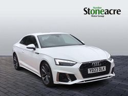 White Used 2023 Audi A5 S-Line Coupe | £27,500 (Good price)