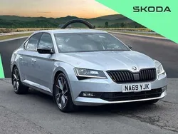 Silver Used 2019 Skoda Superb SportLine Hatchback | £18,218 (Fair price)