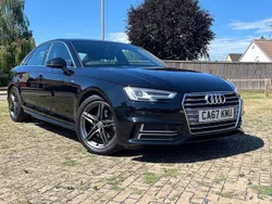 Black Used 2018 Audi A4 S-Line Sedan | £9,899 (Fair price)