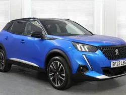 Blue Used 2022 Peugeot 2008 Premium SUV | £17,196 (Fair price)