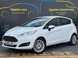 White Used 2014 Ford Fiesta Titanium Hatchback | £6,490 (Fair price)