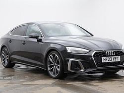 Black Used 2023 Audi A5 Sportback S-Line Hatchback | £29,490 (A bit pricey)