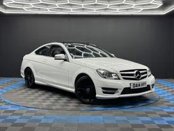 White Used 2014 Mercedes C180 Sport Edition Coupe | £7,290 (Fair price)