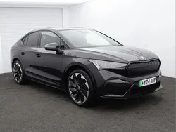 Black magic pearl effect Used 2024 Skoda Enyaq iV SportlinePlus SUV | £32,495 (A bit pricey)