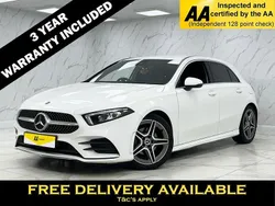 White Used 2018 Mercedes A180 AMG line Hatchback | £14,195 (Fair price)
