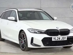 White Used 2024 BMW 320 M Sport Estate | £37,900