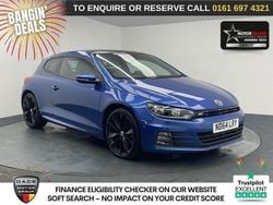 Blue Used 2014 VW Scirocco R-line Coupe | £7,470 (Fair price)
