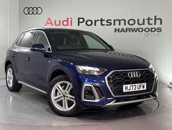 Blue Used 2023 Audi Q5 S-Line SUV | £35,990 (Fair price)