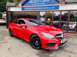 Red Used 2014 Mercedes E350 AMG Coupe | £10,995 (Good price)