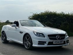 White Used 2014 Mercedes SLK250 AMG Cabriolet | £9,999 (Fair price)