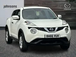 White Used 2017 Nissan Juke Visia SUV | £5,995 (Super price)