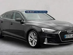 Black Used 2020 Audi A5 Sport Coupe | £21,059 (Fair price)