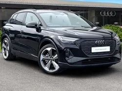 Black Used 2024 Audi Q4 e-tron Black Edition SUV | £36,850 (Fair price)