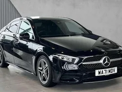 Black Used 2021 Mercedes A200 AMG line Sedan | £19,356 (Fair price)