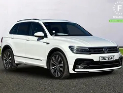 White Used 2018 VW Tiguan R-line SUV | £18,599 (Good price)