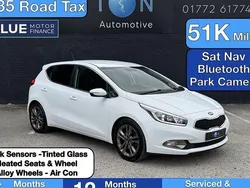 White Used 2014 Kia Ceed 4 Hatchback | £7,495 (A bit pricey)