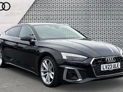 Black Used 2023 Audi A5 S-Line Coupe | £29,090 (Fair price)