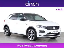 White Used 2018 VW T-Roc R-line SUV | £16,299 (Fair price)
