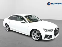 White Used 2021 Audi A4 S-Line Sedan | £19,999 (Good price)