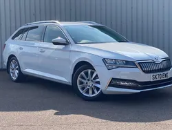 White Used 2020 Skoda Superb SE Technology Estate | £16,000 (Fair price)