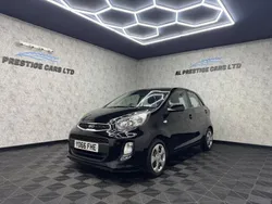 Black Used 2016 Kia Picanto 2 Hatchback | £5,500 (Fair price)