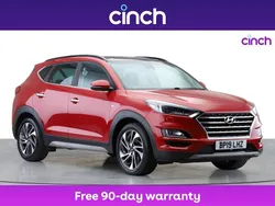 Red Used 2019 Hyundai Tucson Premium SE SUV | £15,199 (Fair price)