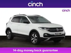 White Used 2022 VW T-Cross Black Edition SUV | £16,689 (Fair price)