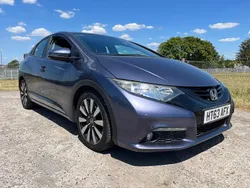 Blue Used 2014 Honda Civic SE Plus Hatchback | £4,495 (Fair price)