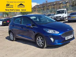 Blue Used 2017 Ford Fiesta Zetec Hatchback | £9,988 (Fair price)