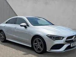 Silver Used 2021 Mercedes CLA220 AMG Line Premium Plus Sedan | £25,344 (Good price)