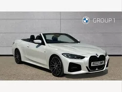 White Used 2022 BMW 420 M Sport Cabriolet | £31,495 (Fair price)