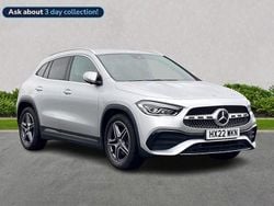 Silver Used 2022 Mercedes GLA200 AMG Line Premium SUV | £27,199 (Fair price)