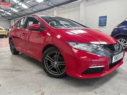 Red Used 2013 Honda Civic Hatchback | £4,990 (Fair price)