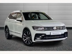 White Used 2021 VW Tiguan Allspace R-line SUV | £26,865 (Fair price)