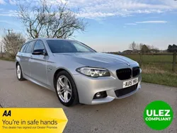Silver Used 2015 BMW 520 M Sport Estate | £9,495 (Fair price)
