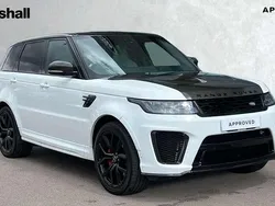 White Used 2021 Land Rover Range Rover Sport SVR SUV | £55,905 (Expensive)