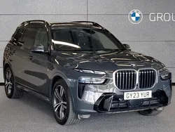 Grey Used 2023 BMW X7 M Sport SUV | £64,950 (Good price)