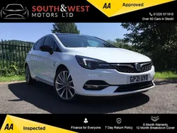White Used 2021 Vauxhall Astra Edition Hatchback | £9,755 (Fair price)
